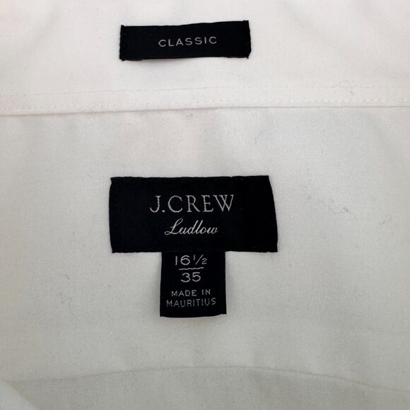 H&M L.O.G.G. Men’s Regular Fit Button Up Shirt Small White Blue Stripe Cotton - Picture 3 of 8